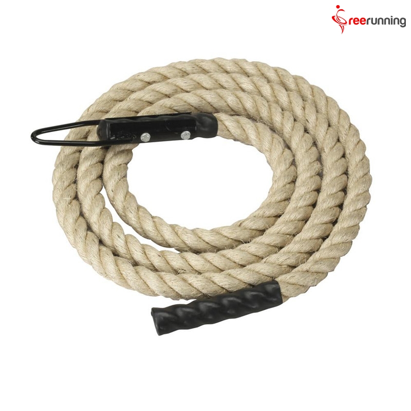 Hemp Crossfit Climbing Ropes With Eyelet LOGO Printed Crossfit Climbing