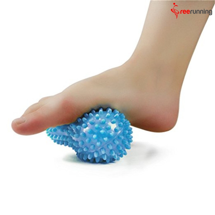 Foot Massage Peanut Spiky Massage Ball Peanut Pilates Spiky Ball Exercises