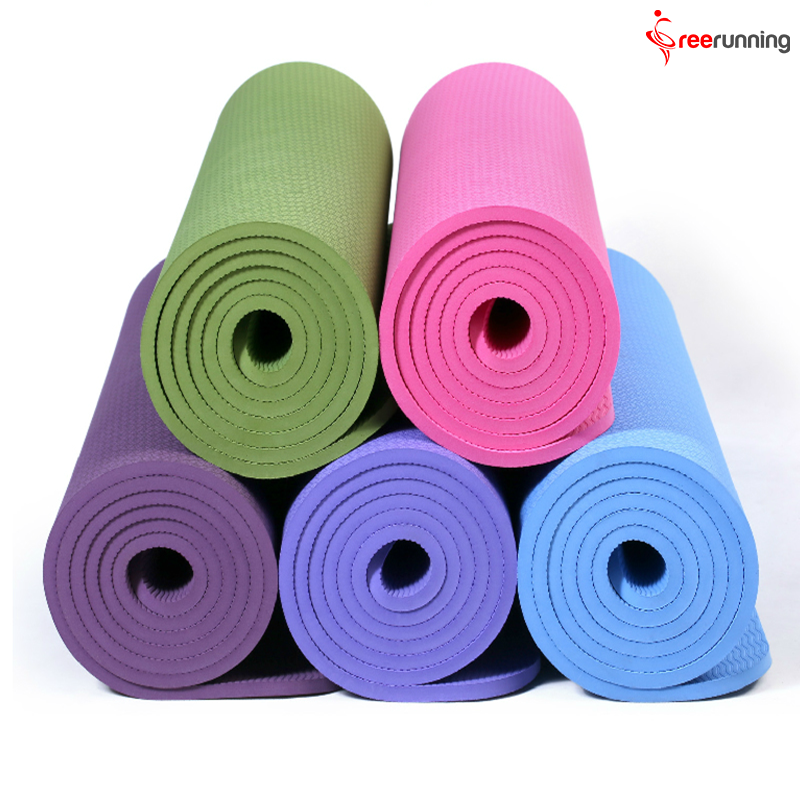 Custom Print TPE Yoga Mat Private Label Eco Friendly Real Maker Yoga