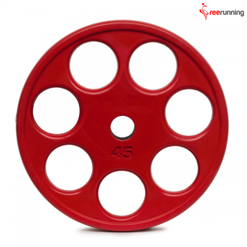 9 Holes Different Types Of Weight Plates Cast Iron Bumper Gym