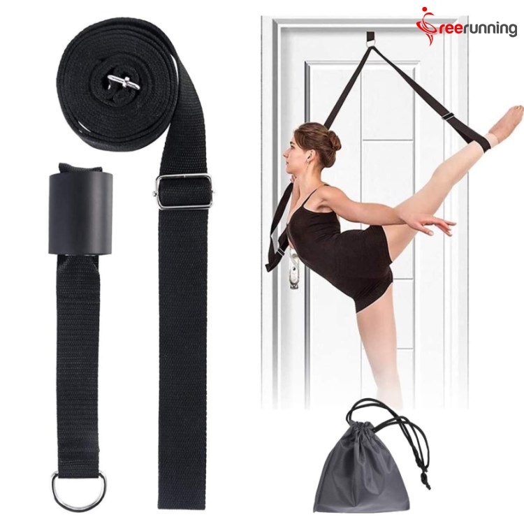 Leg Stretcher Band On Door Stretch Belts Stretching Equipment for Yoga Ballet Dance Fitness